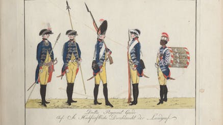 Drittes Regiment Garde Engraving