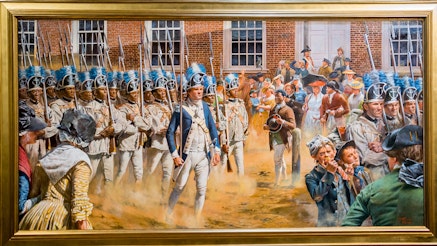 Brave Men as Ever Fought painting unveiling