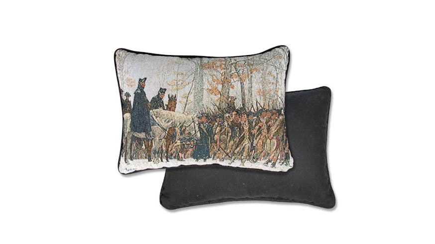 March To Valley Forge Pillow