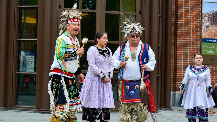 Indigenous Peoples Weekend featured tradional Oneida Dancers