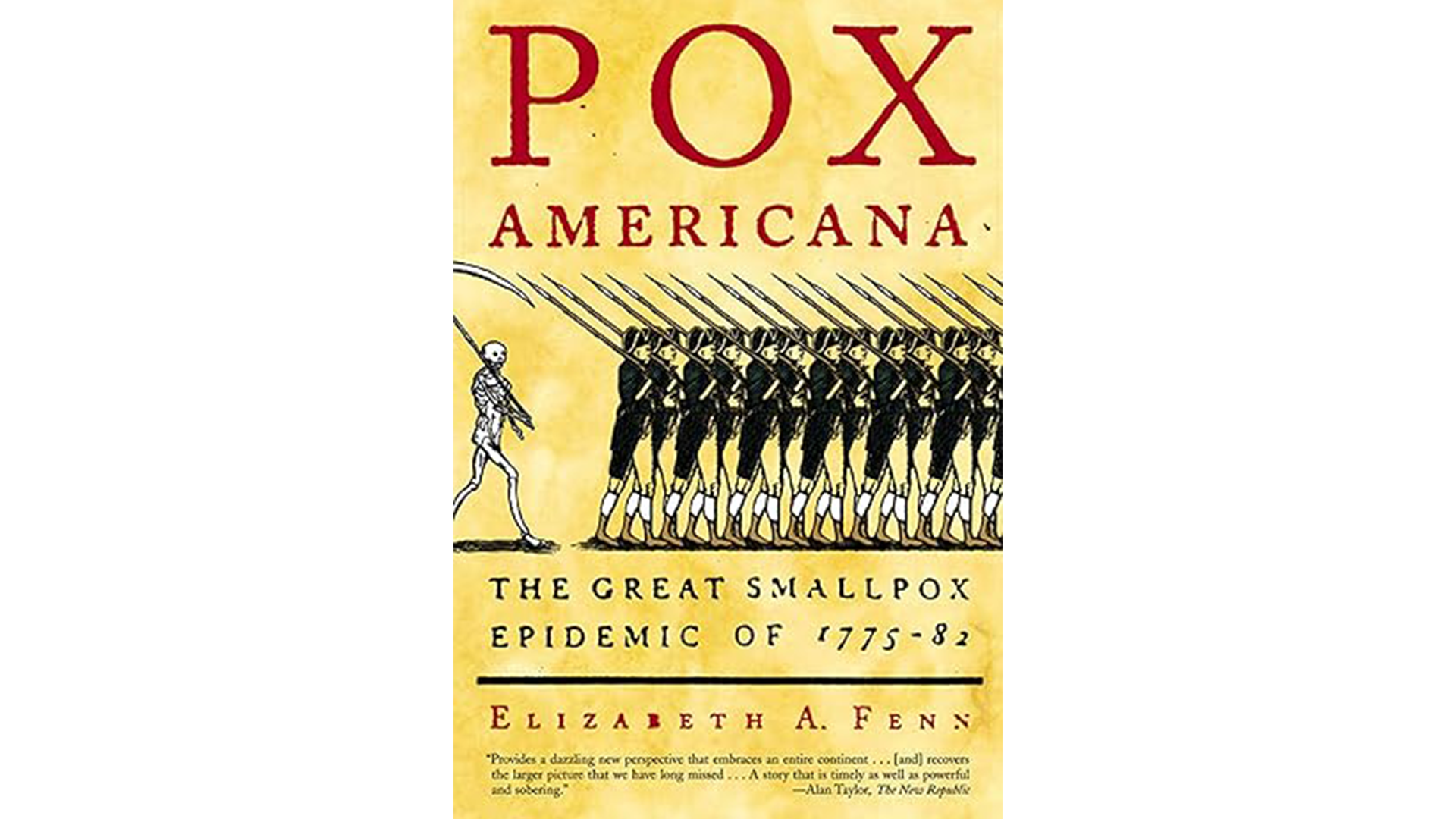 The cover of the book Pox Americana