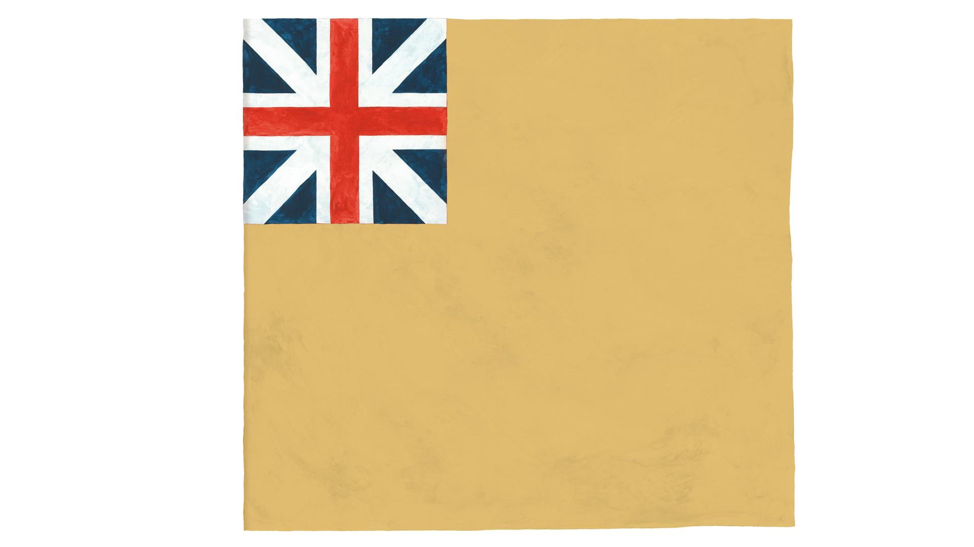 An illustration of the British regimental flag