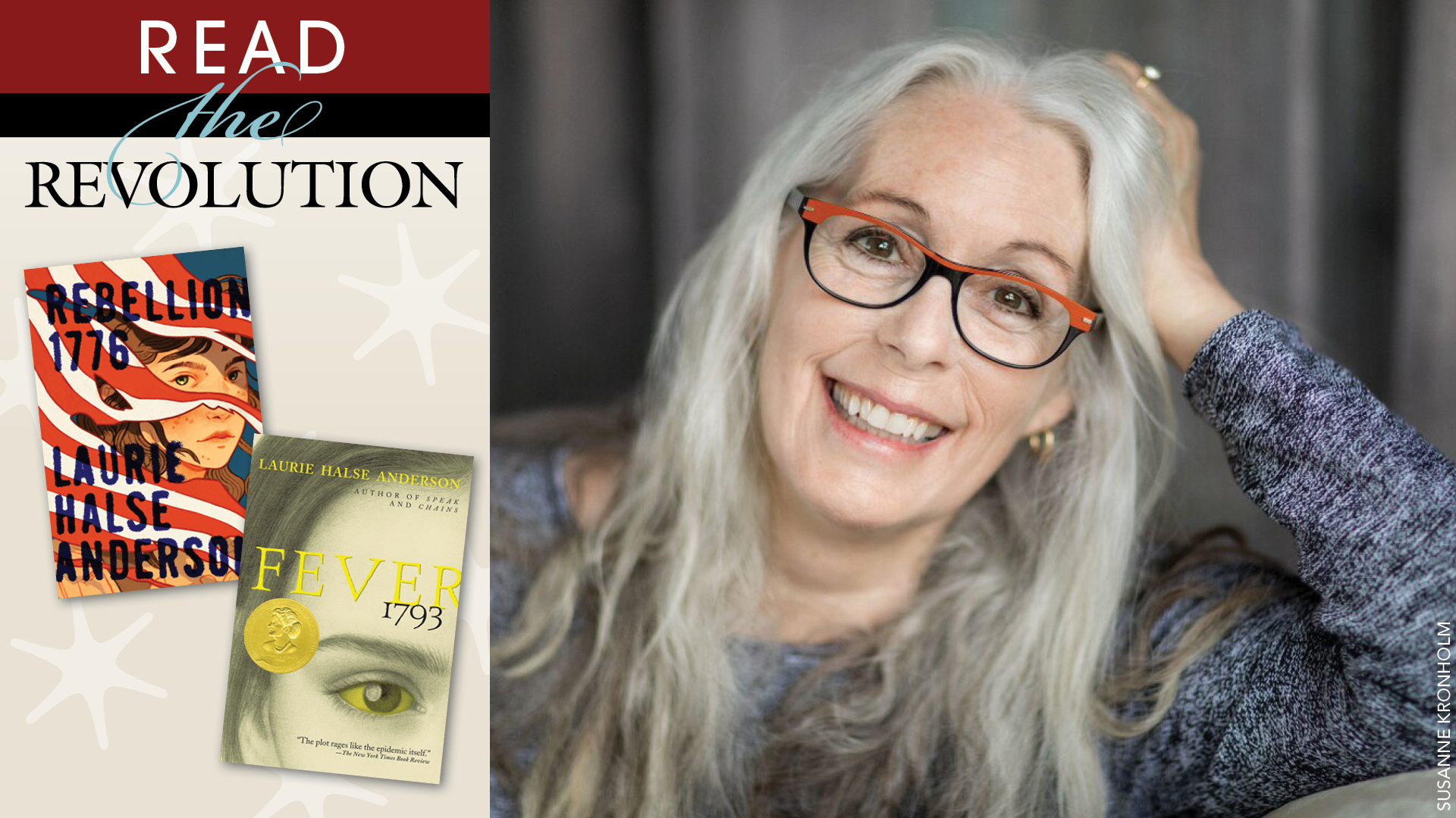 Read the Revolution Speaker Series with Laurie Halse Anderson