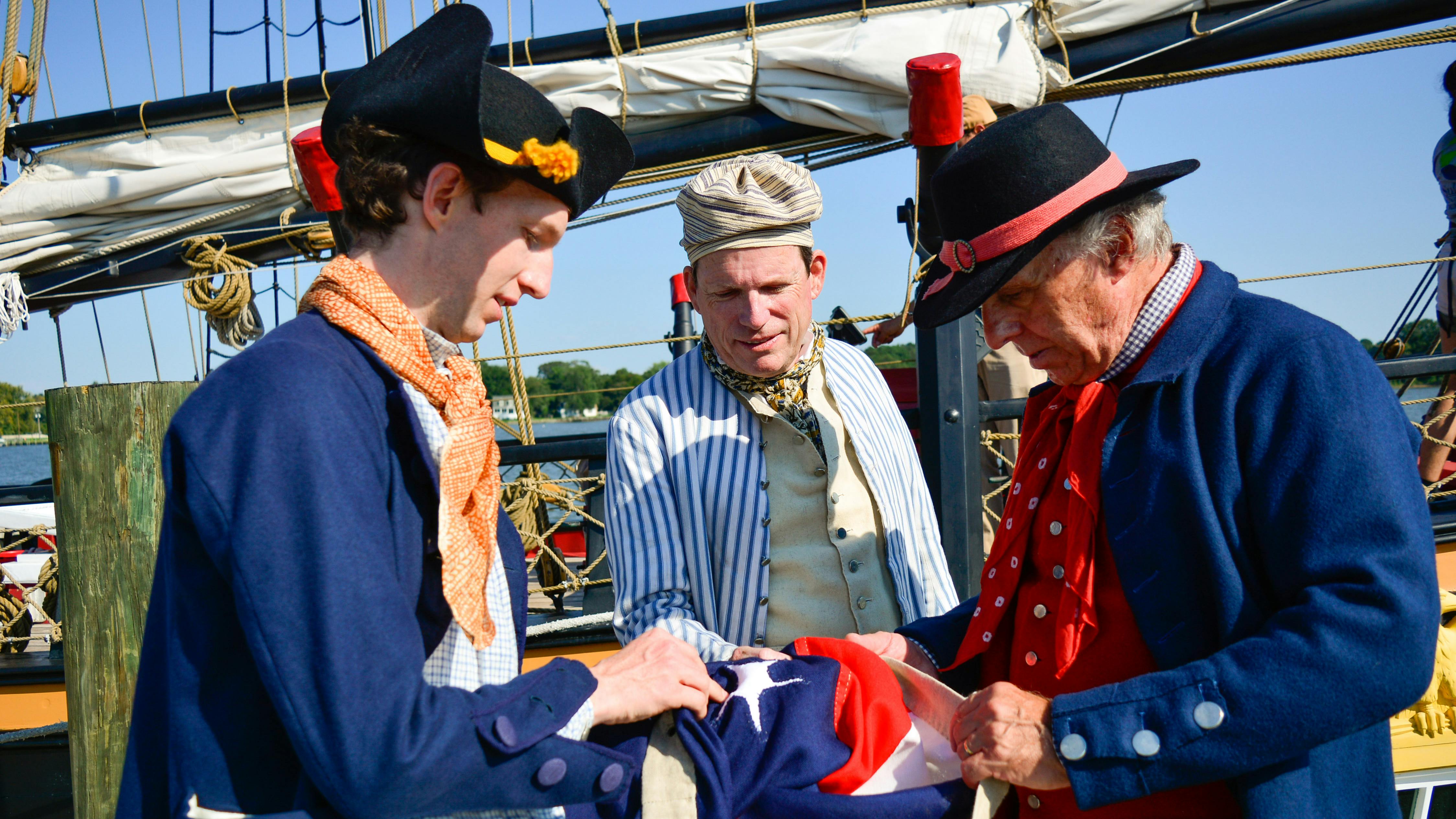 A handshake for the century. A landmark event occurred 75 years