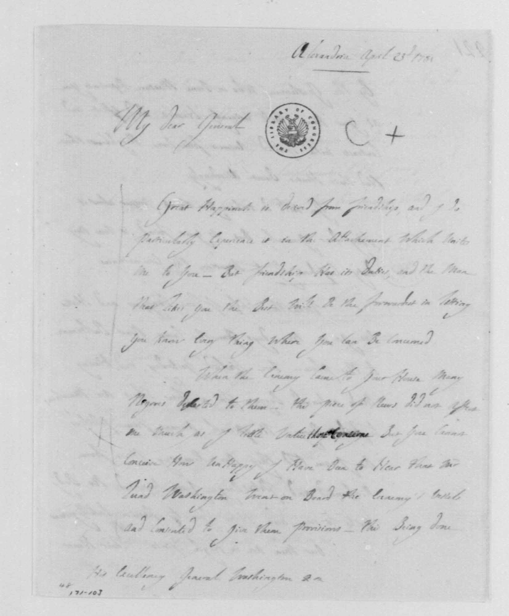 Marquis De Lafayette’s Letter To George Washington - Museum Of The ...