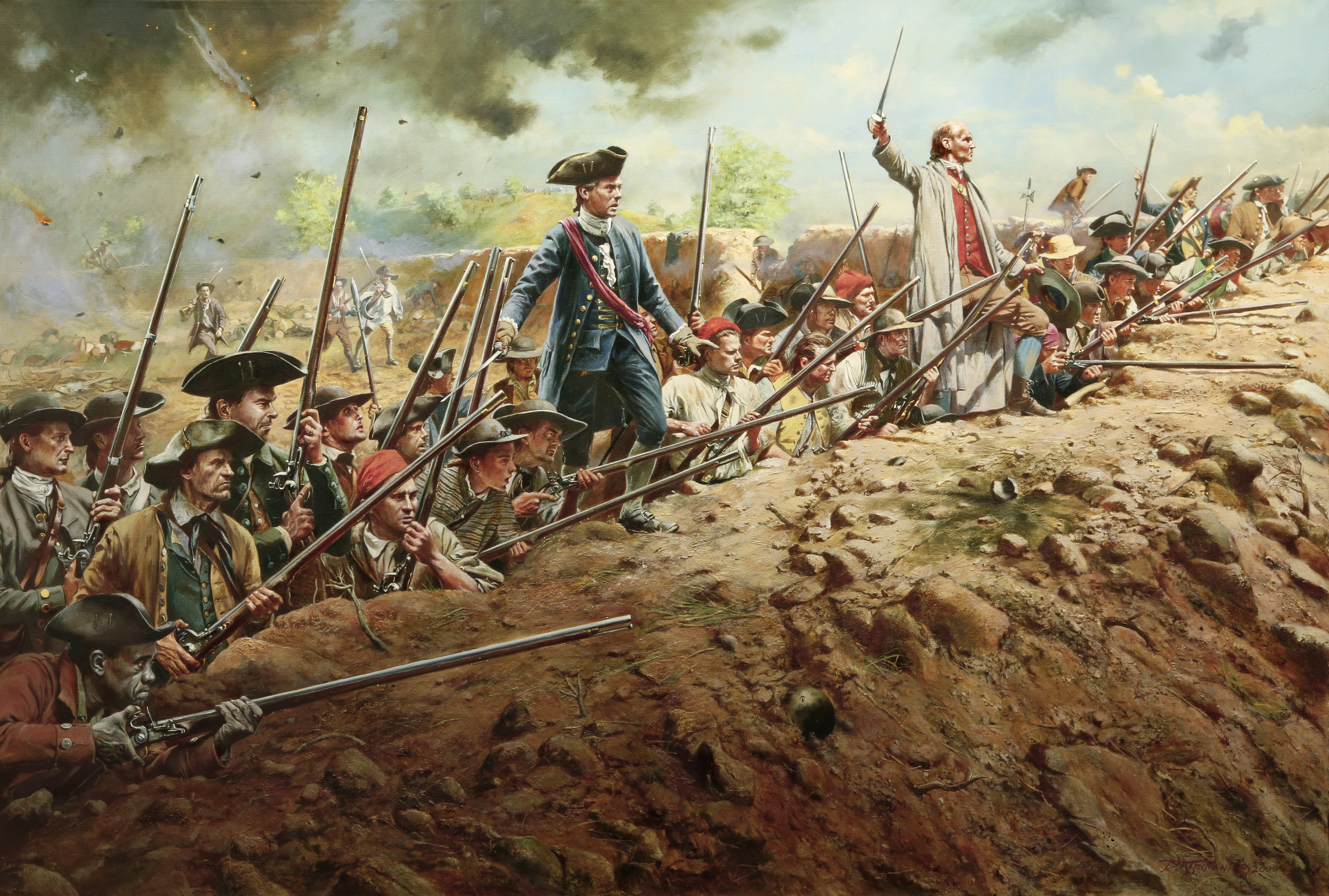 Battle Of Bunker Hill In Liberty: Don Troiani's Paintings Of The ...