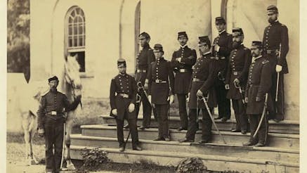 General Irvin McDowell and staff, Arlington House