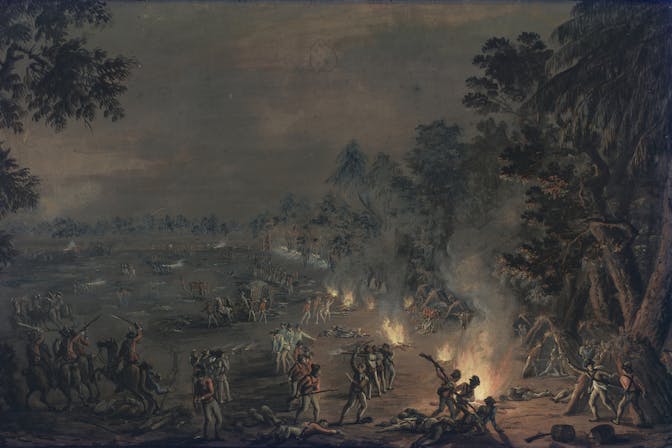 Battle of Paoli painting