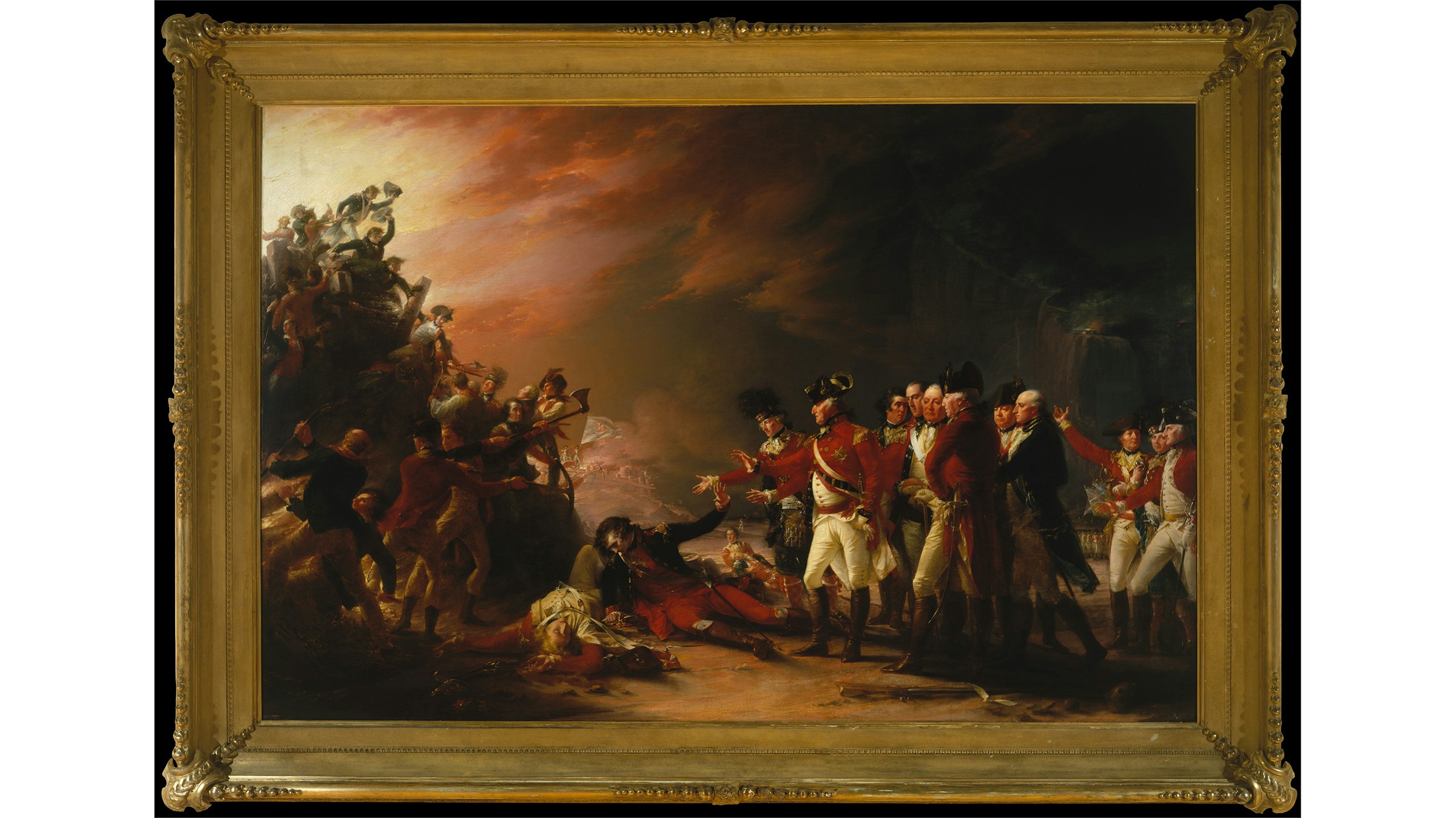 The Sortie Made by the Garrison of Gibraltar by John Trumbull