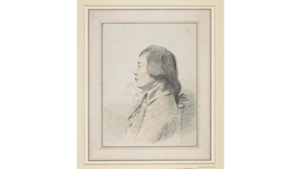 George Dance Drawing of an 18th-Century Chinese Man