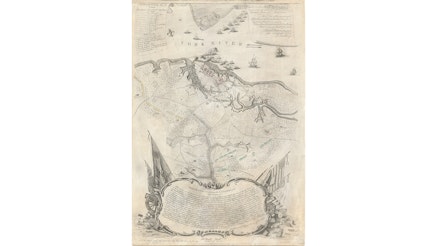 This image shows Siege Yorktown Map Sebastian Bauman.