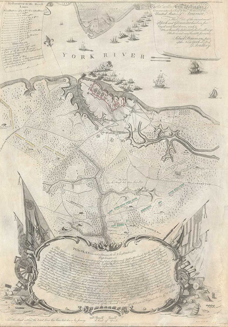 This image shows Siege Yorktown Map Sebastian Bauman.