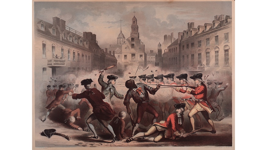"Boston Massacre, March 5th, 1770" by John H. Bufford