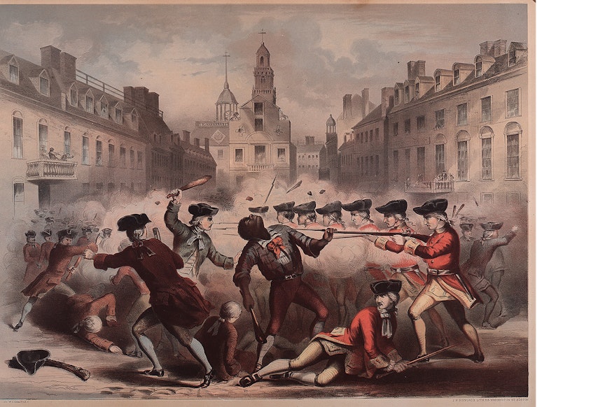 "Boston Massacre, March 5th, 1770" by John H. Bufford