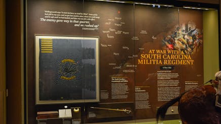 A new display about the 2nd Spartan Regiment in the Museum's gallery on the war in the south.