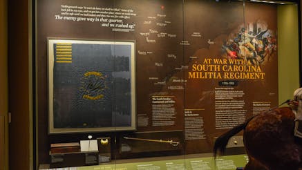 A new display about the 2nd Spartan Regiment in the Museum's gallery on the war in the south.