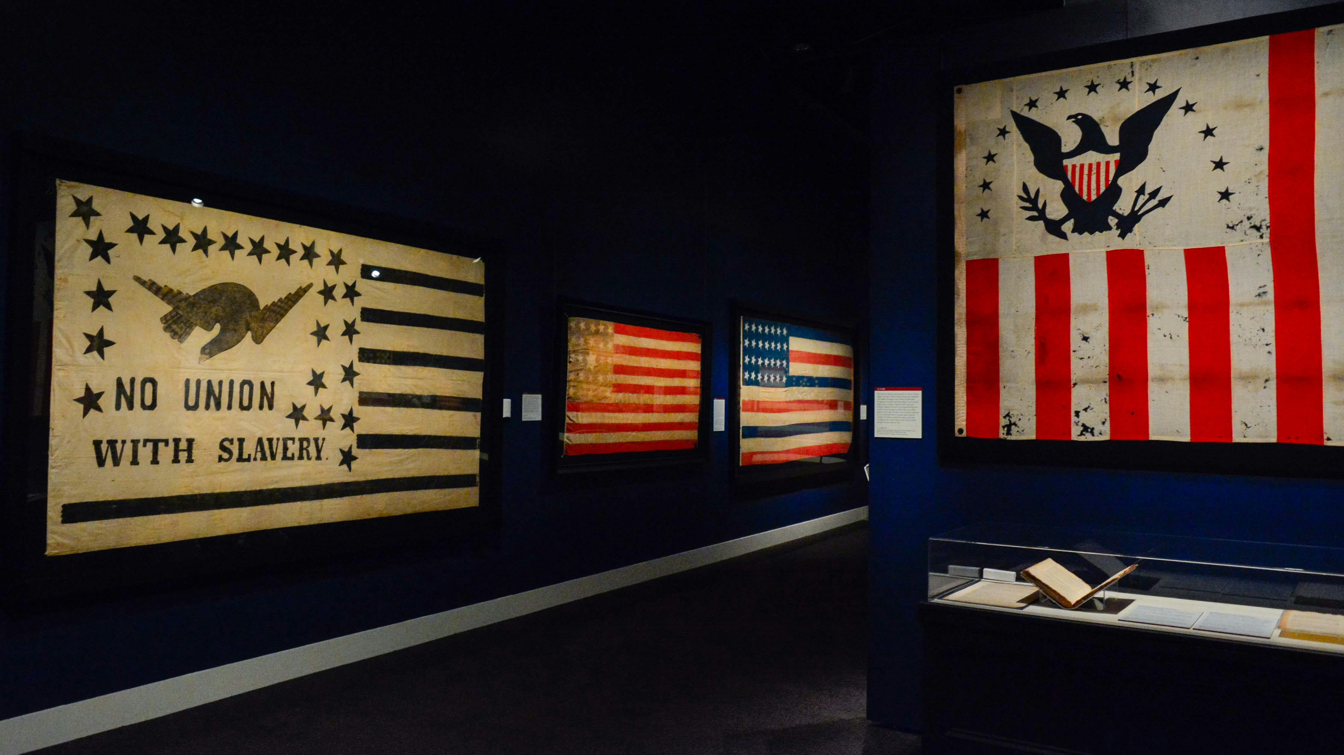 Historic 13-star flags at the Museum of the American Revolution - WHYY