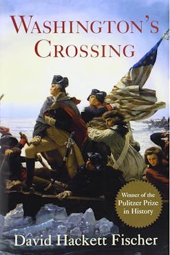 Book cover for David Hackett Fischer's award-winning book Washington's Crossing.