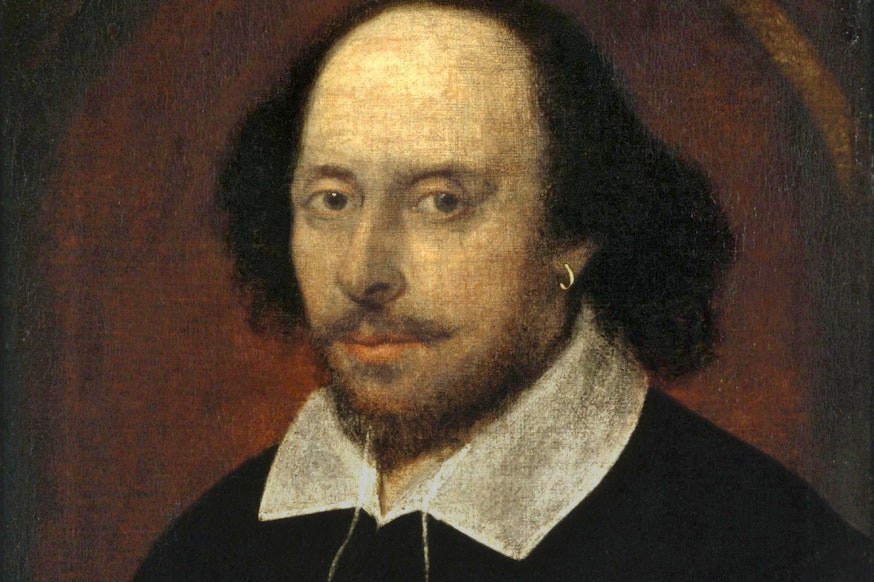 Portrait of William Shakespeare from the collection of the National Portrait Gallery in London.