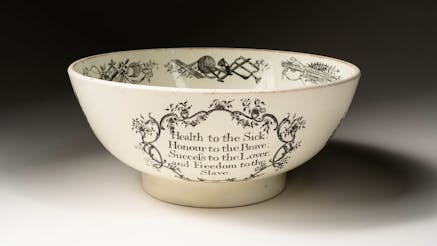 Image 120320 16x9 Collections Creamware Punchbowl 1