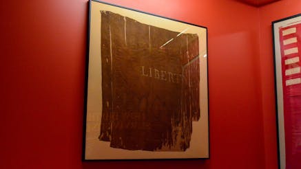 Schenectady Liberty Flag on loan from Schenectady Historical Dsc0725