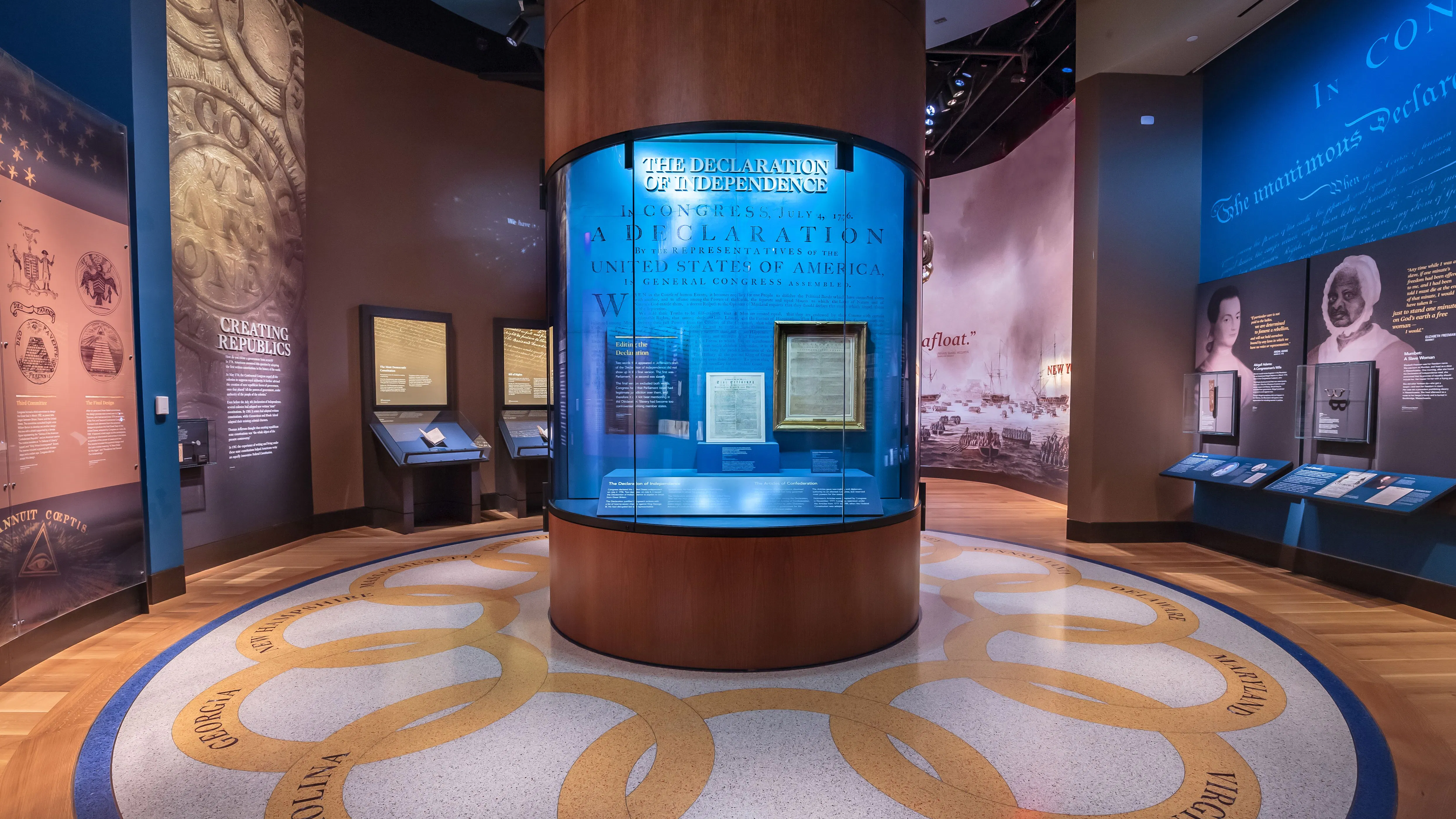 The Museum's Declaration of Independence gallery