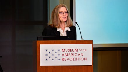 Holly Mayer discusses her book, Congress's Own, at the Museum of the American Revolution.
