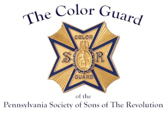 logo for the Color Guard of the Pennsylvania Society of Sons of the Revolution