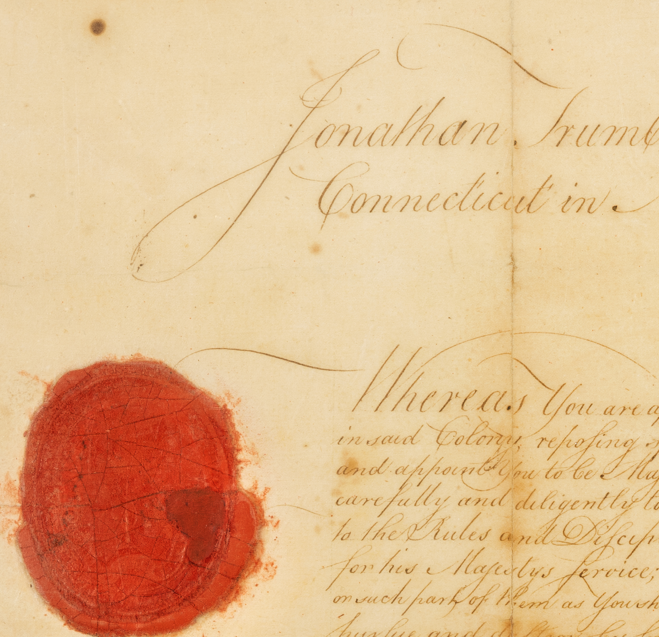 John Chandler Commission Timeline of the American Revolution