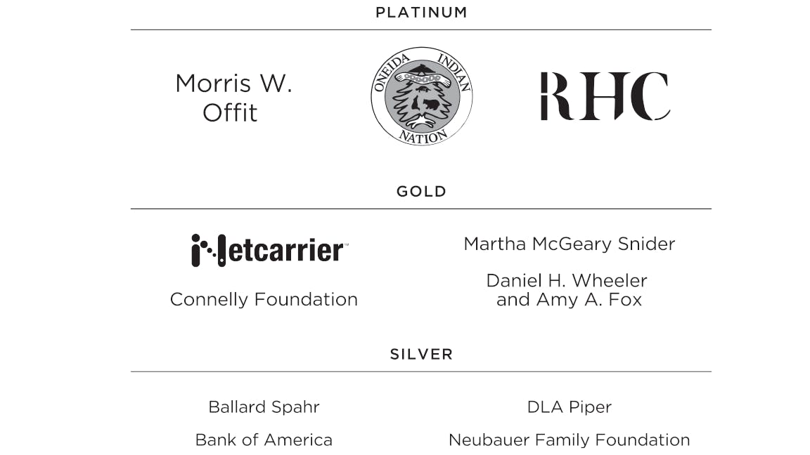Sponosors for the 2025 Spirit of the American Revolution Award