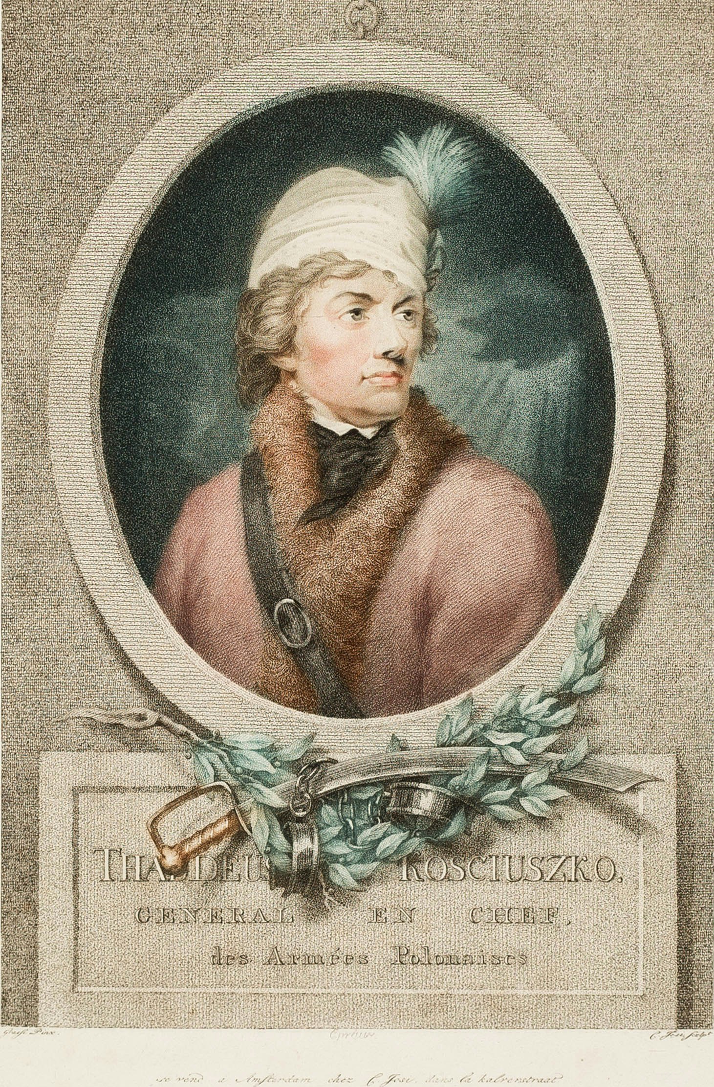 Portrait of Tadeusz Kosciuszko