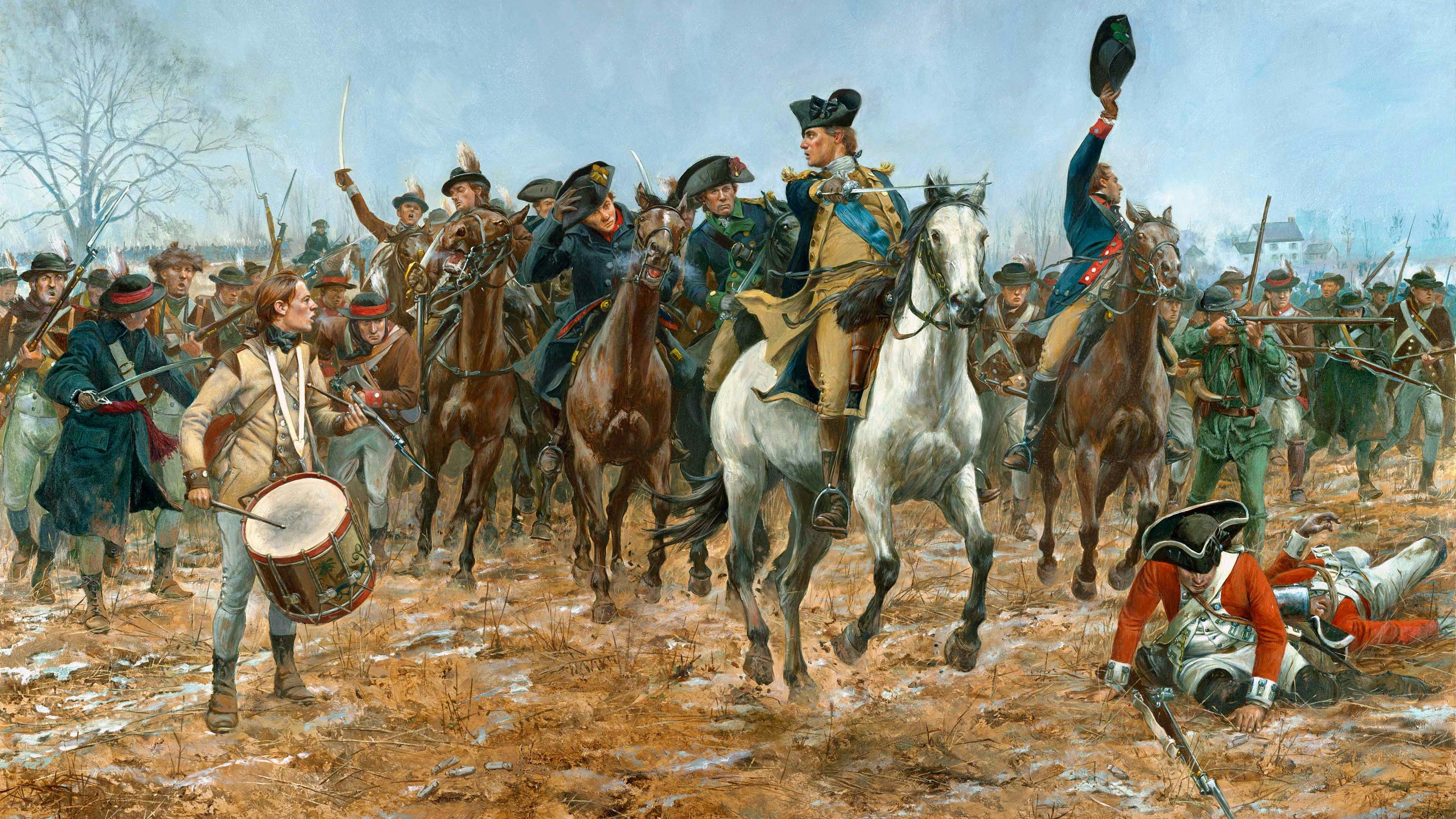 american revolution battle paintings