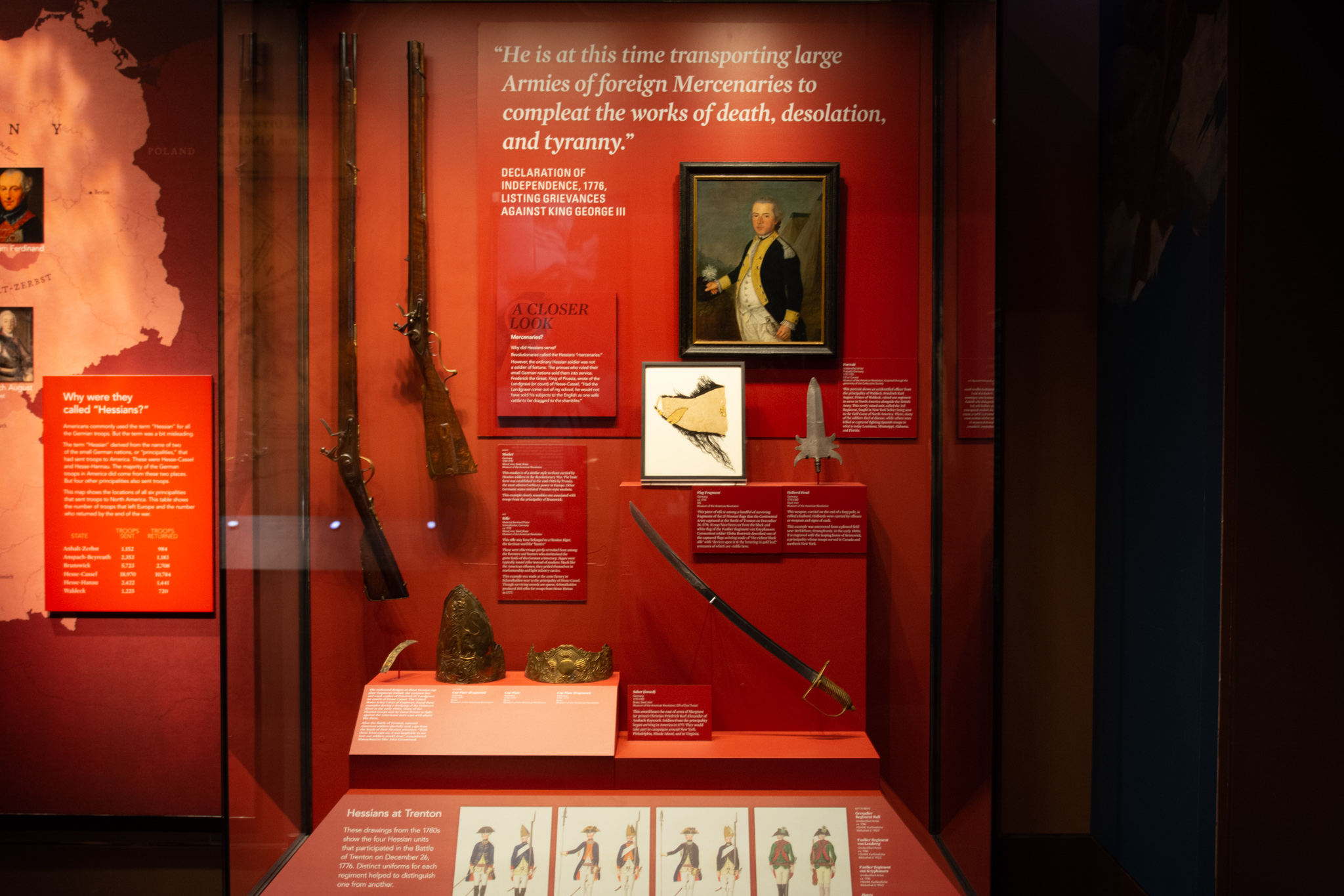 Now On View: New Artifacts Explore the Hessians' Role in the