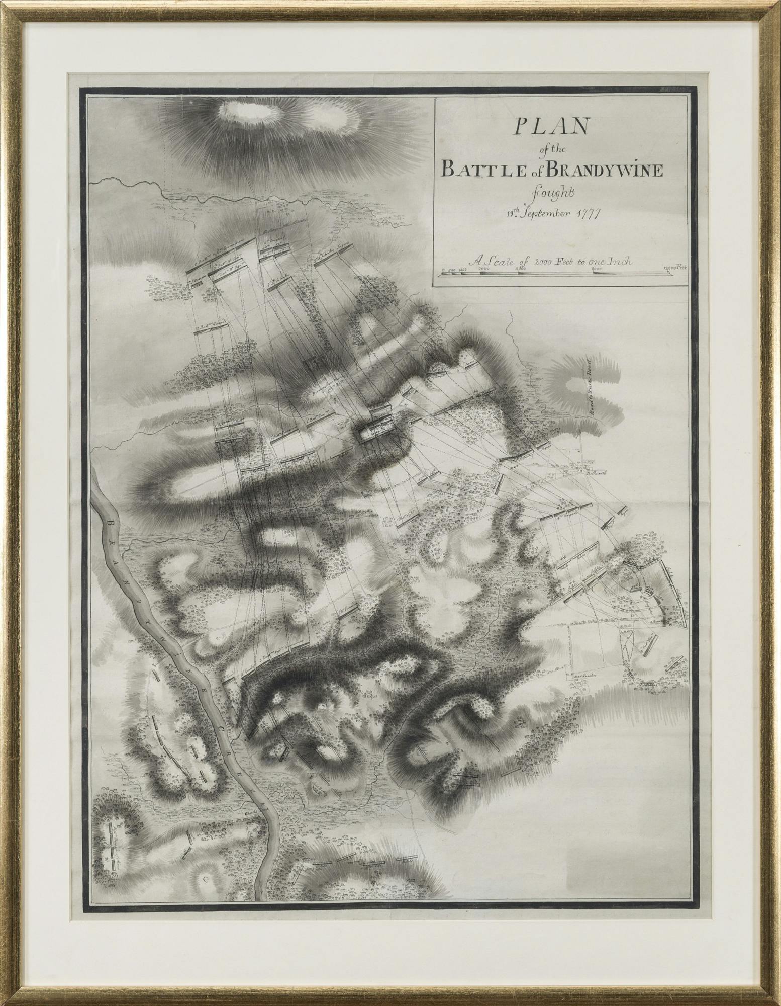 Plan of the Battle of Brandywine