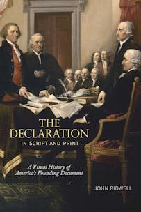The cover of the book The Declaration in Script and Print