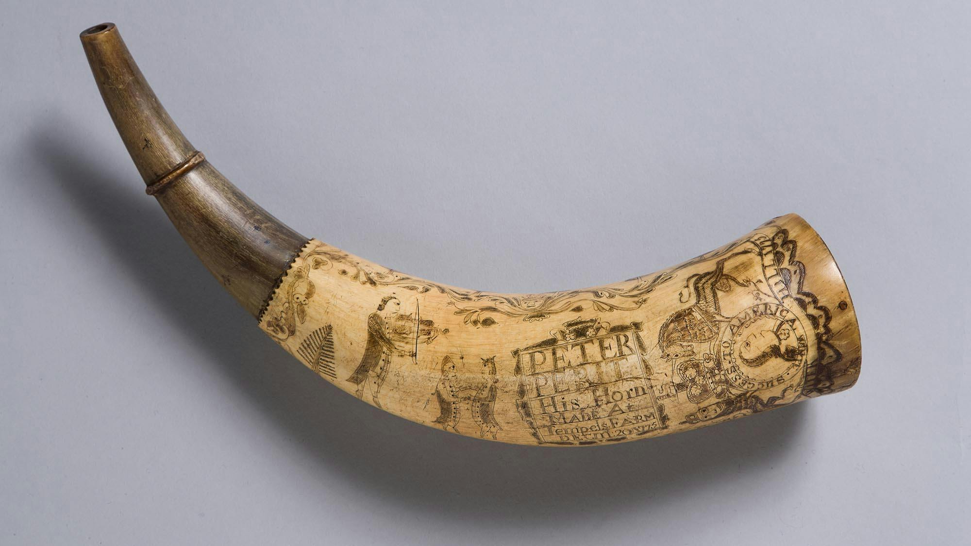 Peter Perit's Powder Horn - Museum of the American Revolution