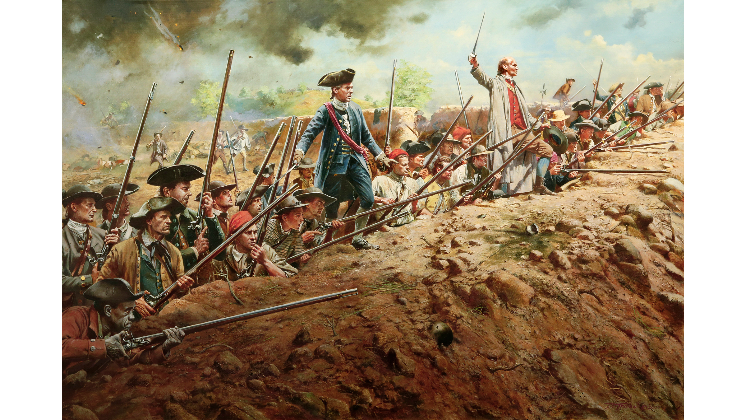 Battle of Bunker Hill in Liberty: Don Troiani's Paintings of the  Revolutionary War Exhibit - Museum of the American Revolution