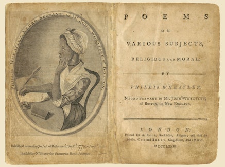 Image 091120 Phillis Wheatley Poems Book Collection Phillis Wheatley Poems