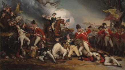 The Death Of General Mercer At The Battle Of Princeton January 3 1777 by John Trumbull