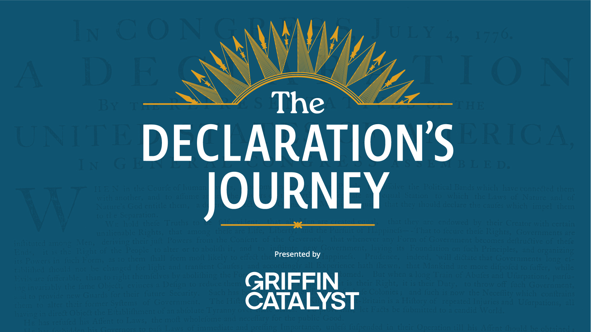A logo for The Declaration's Journey