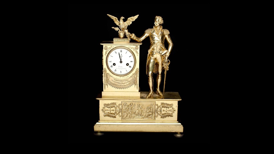 Image 091120 George Washington Mantel Clock Collection Washingtonmantelclock