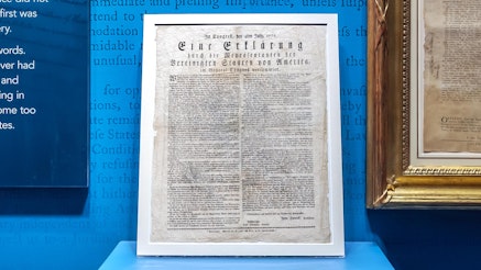German Language Printing of the Declaration of Independence