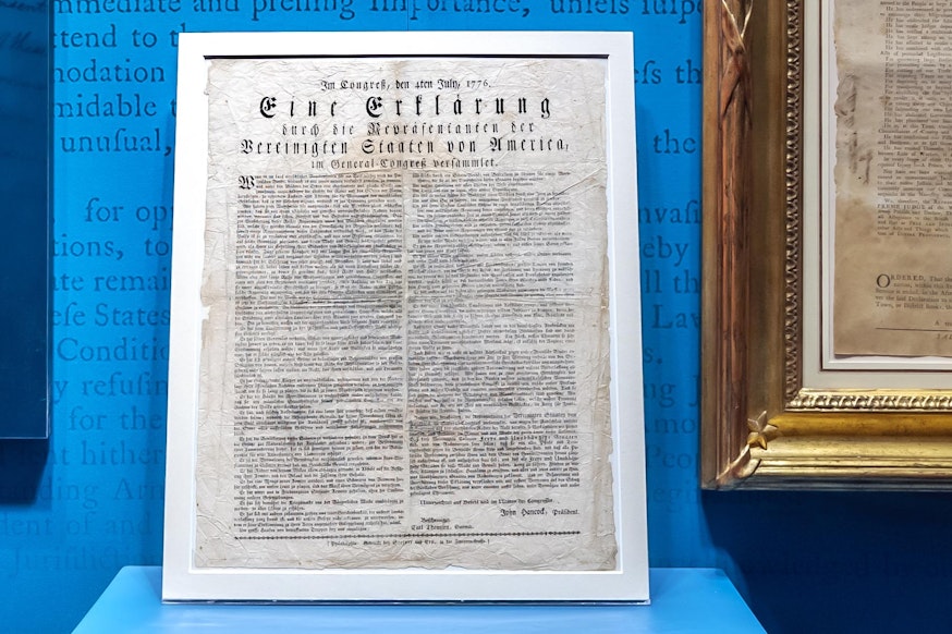 German Language Printing of the Declaration of Independence